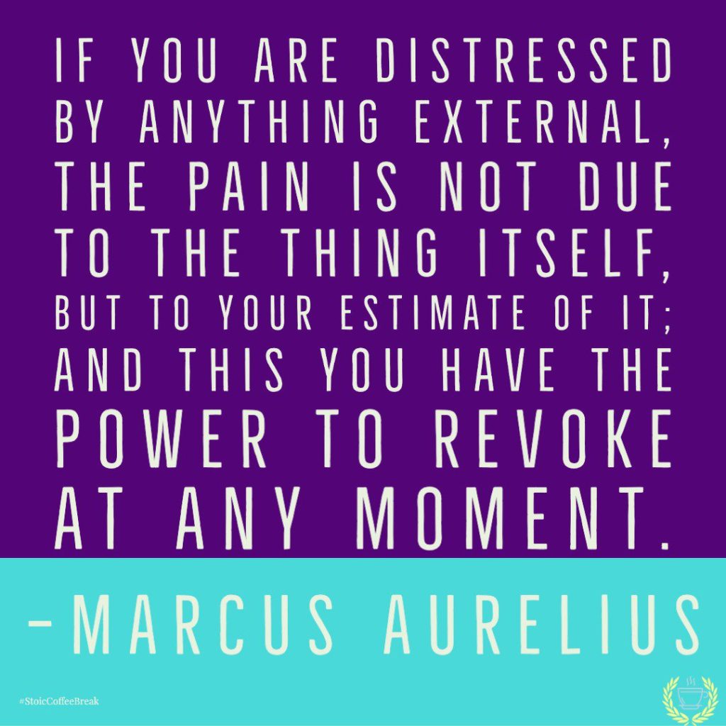 Stoic Coffee Break "Act according to your principles, not your moods."