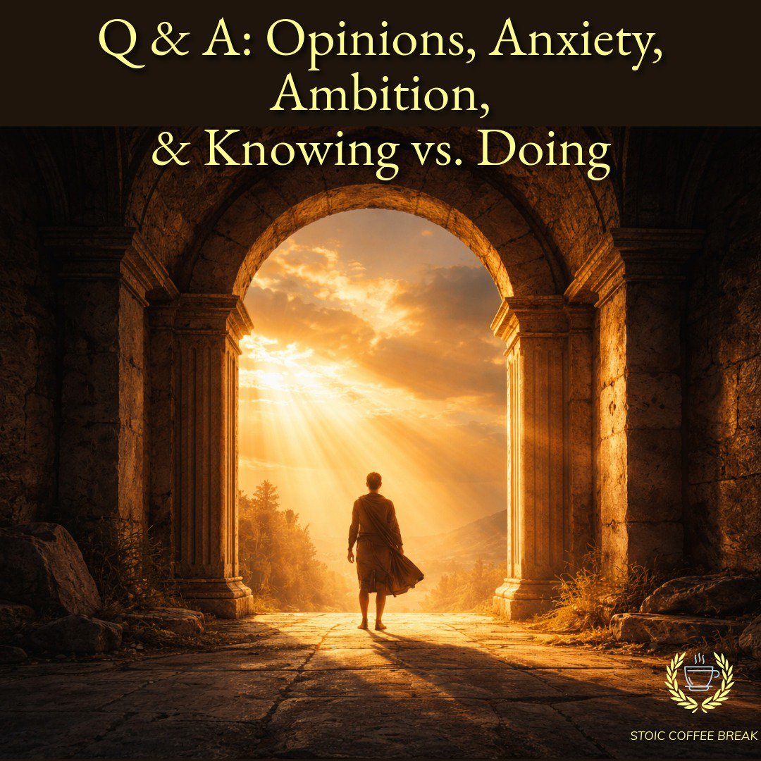 370 – Q & A: Opinions, Anxiety, Ambition, & Knowing vs. Doing